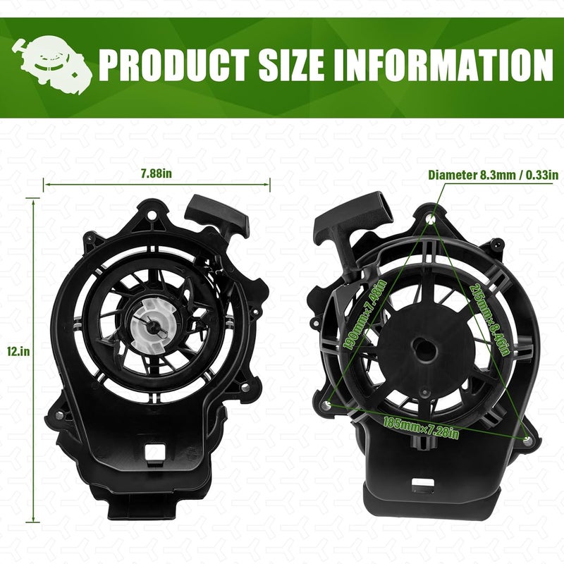 FAMANDY 594062 Recoil Starter Pull Start Assembly Rewind Starter for B&S 103m02 103m05 104m02 Lawn Mower - Image 4